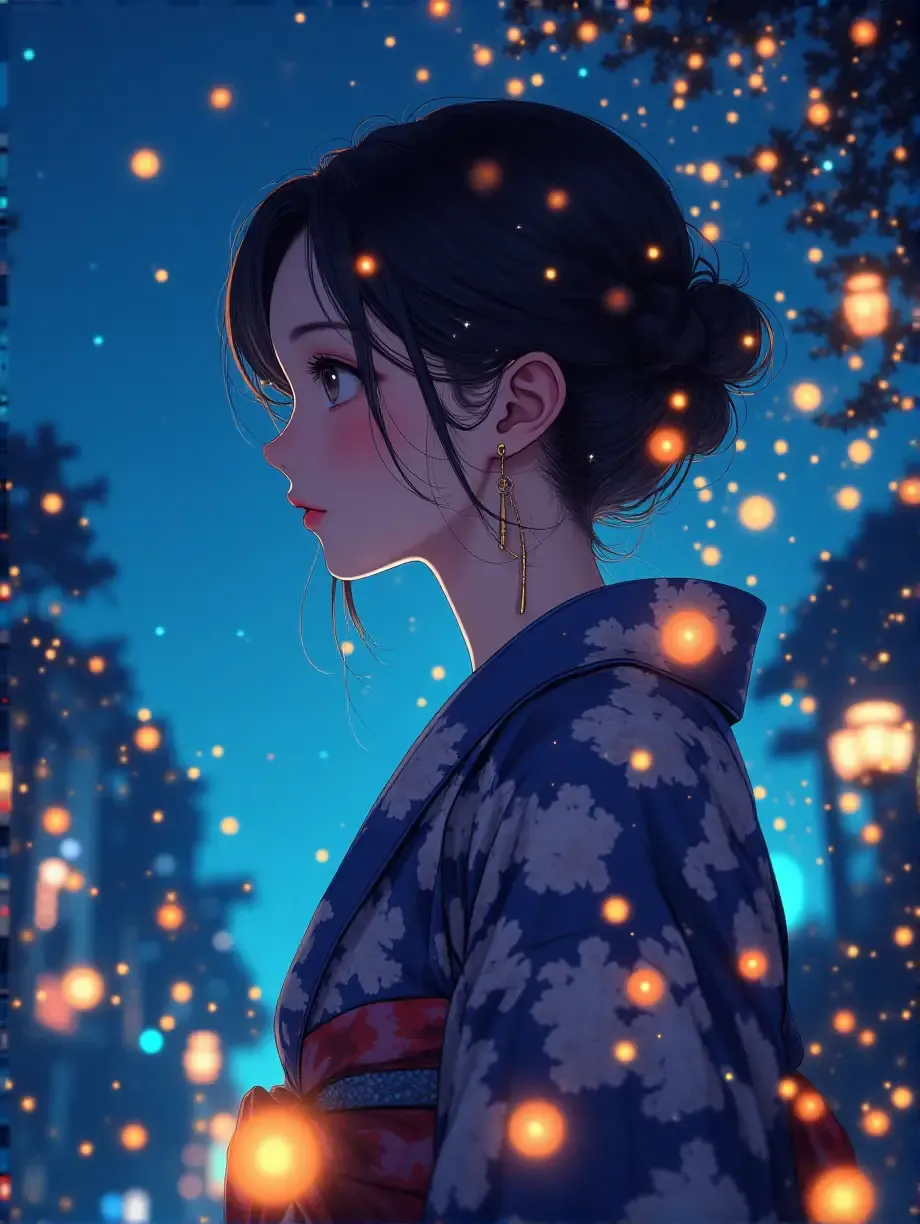 蛍の光が