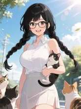 「穂蔵　灯子(ほのぐら　とうこ)」の黒髪