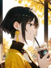 菊のイヤリング。