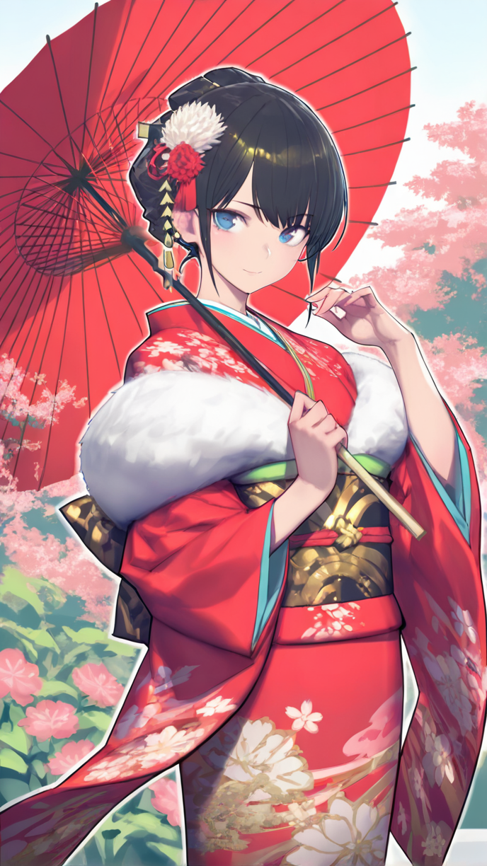 和服でお出かけ