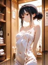 湯上がりの女の子