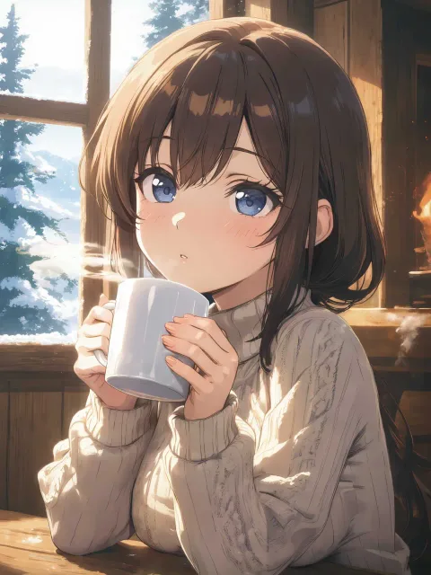 暖炉ってあったまるー