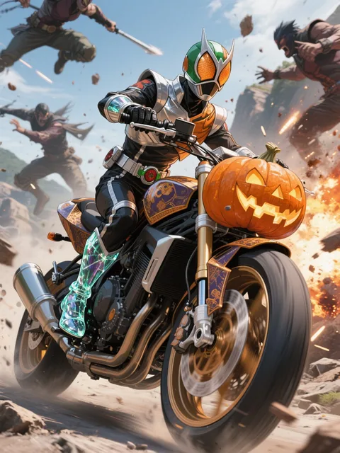マスクドライダーグラスヒール