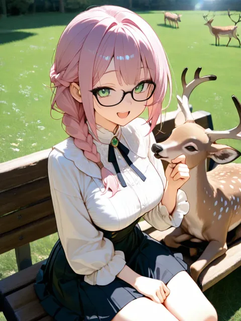 アニメが現実に走进 - 奈良の鹿 / lool