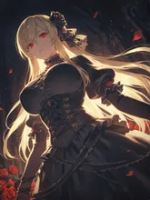 薔薇の中の黒薔薇
