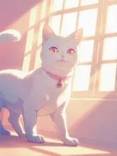〜マドンナのシロ〜 — ハニカさんのAIイラスト