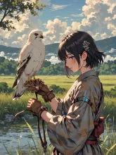 鷹匠な紅夜さん