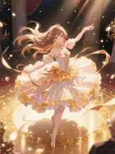 ドレスのすそが揺れる·今宵チャレンジ の投稿作品