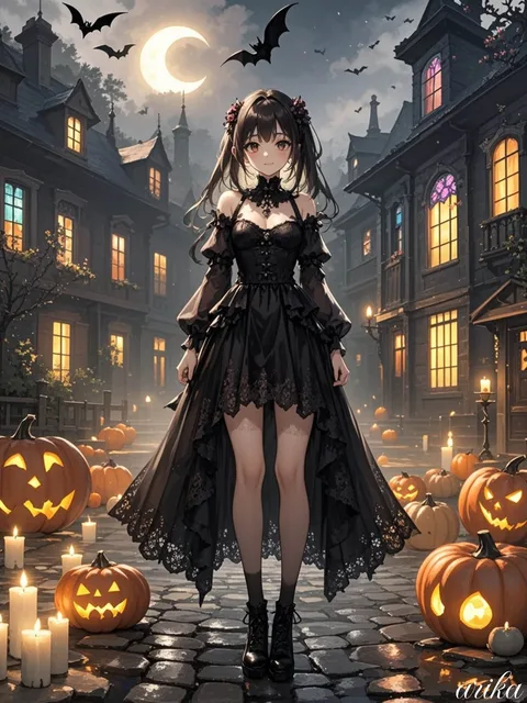 かぼちゃ灯る夜