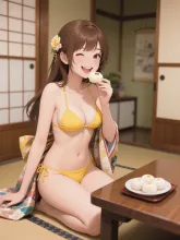 もし日向坂46の大田美月が水着姿になったら③ — HINATALOVE8787さんのAIイラスト