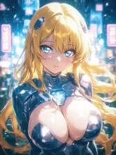 電脳少女·ネオンに灯る鋼の欲望 の投稿作品