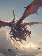 空飛ぶモンスター