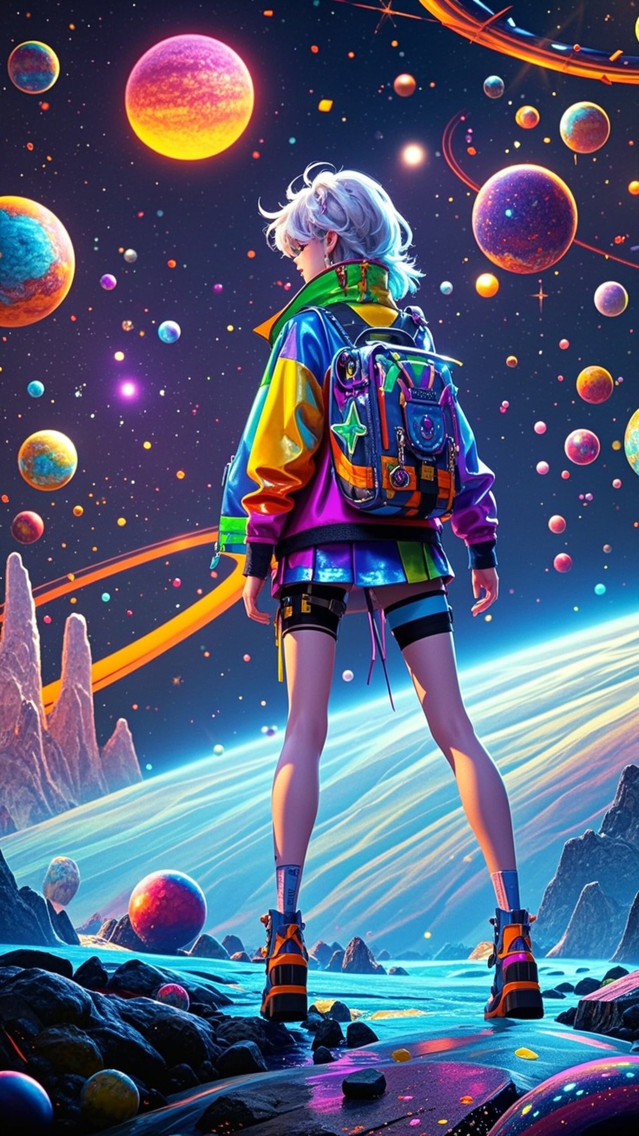 惑星を見渡せる場所