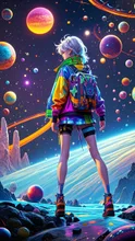 惑星を見渡せる場所