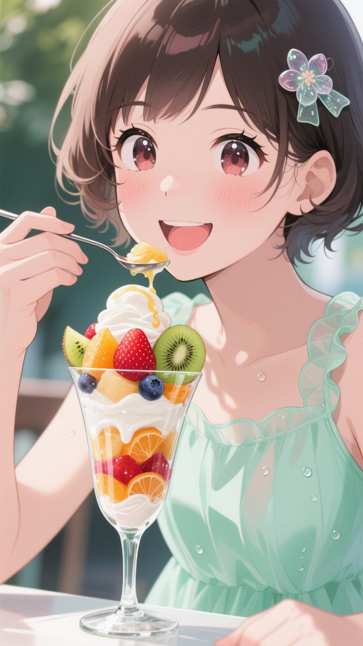 きらめく果実と、はじける笑顔