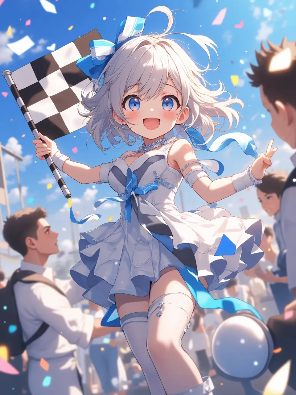 レースクイーンの結衣。