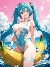 初 — Hatsune Miku Fan Art AI art on SUPPART