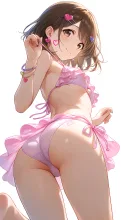 うしろから — ひぐひでさんのAIイラスト