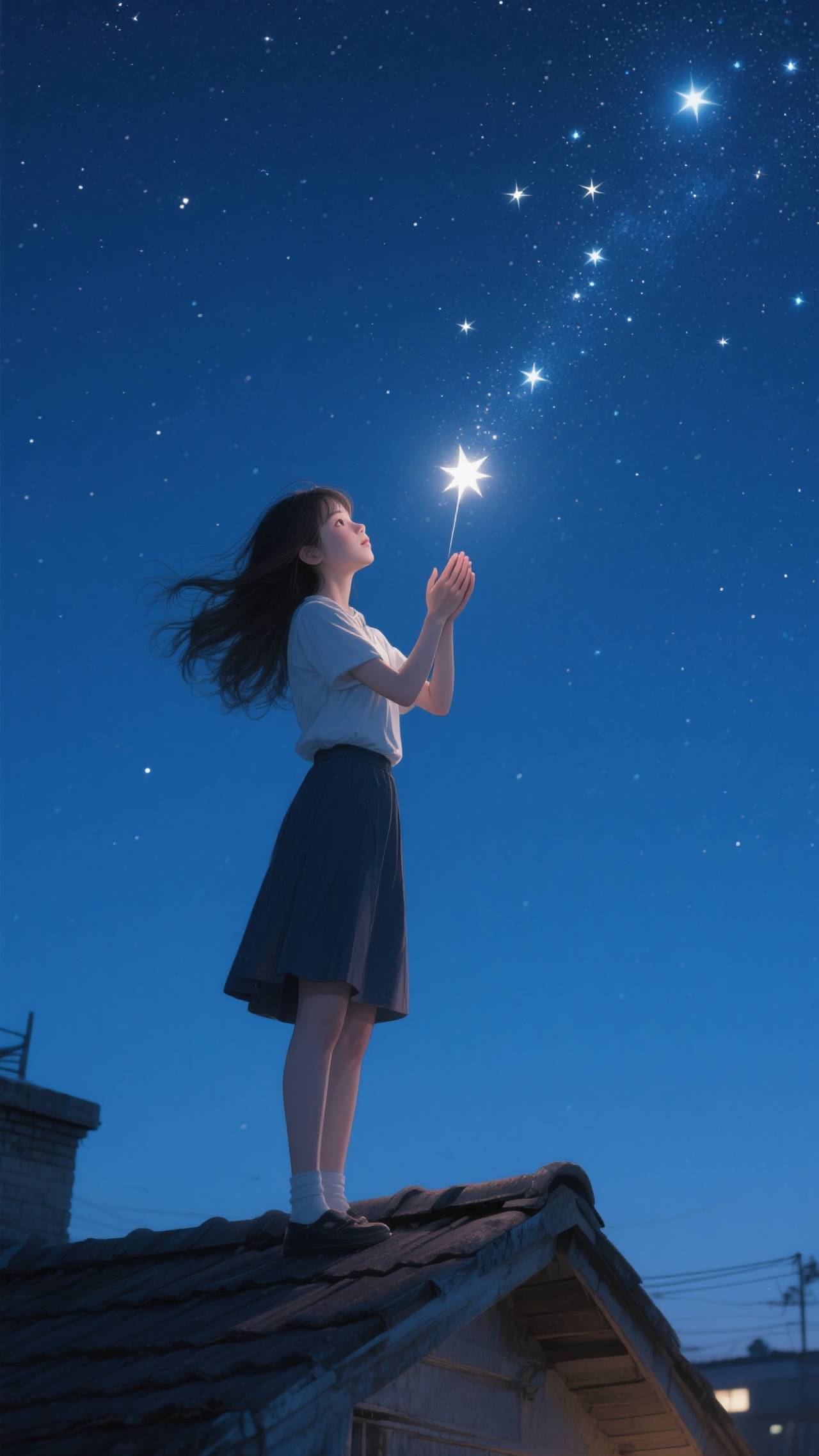 星に願いを — ゼンゾーさんのAIイラスト