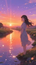 川辺のひととき·今宵チャレンジ の投稿作品