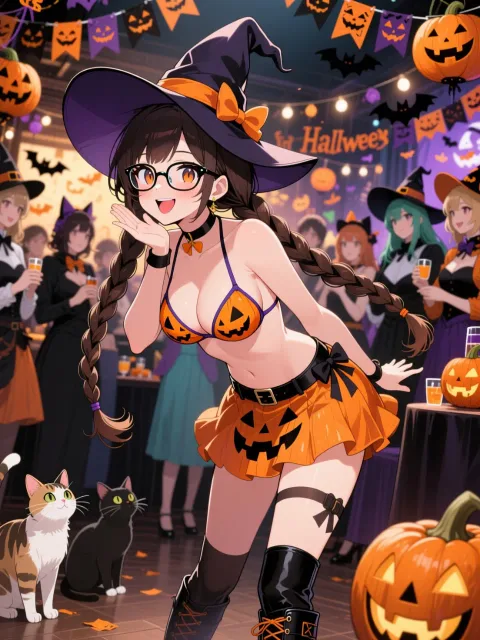 「穂蔵 灯子(ほのぐら とうこ)」のハロウィンパーティー+パンプキンup