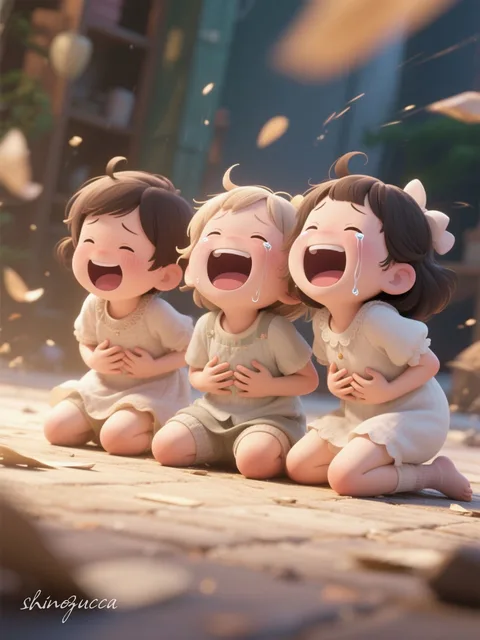 笑い過ぎてお腹いたい