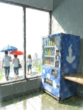 雨の日常も大切な日々☔️ — haruru♡さんのAIイラスト