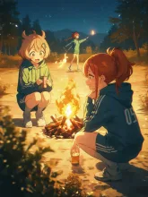 林間学校の夜②