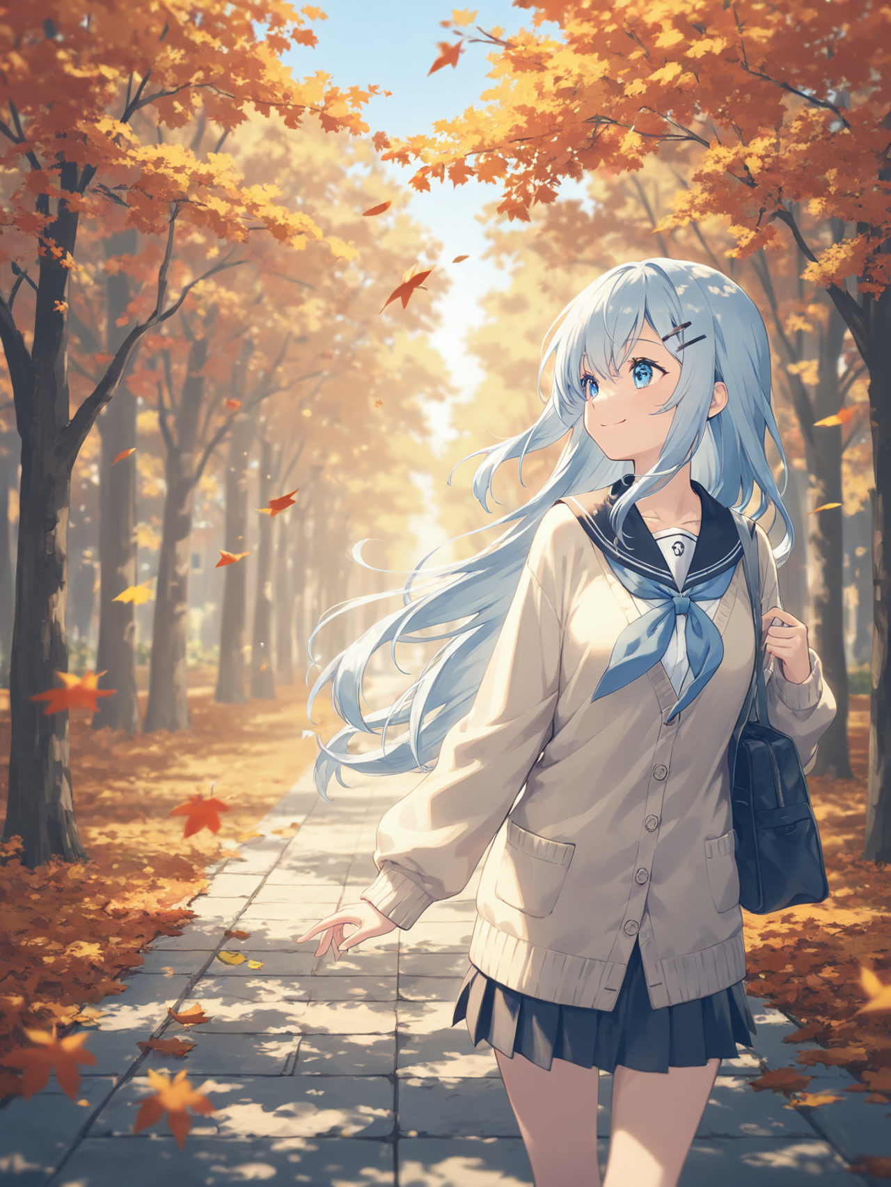 紅葉の道