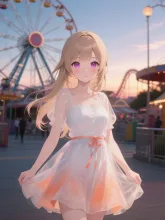 遊園地の陽子