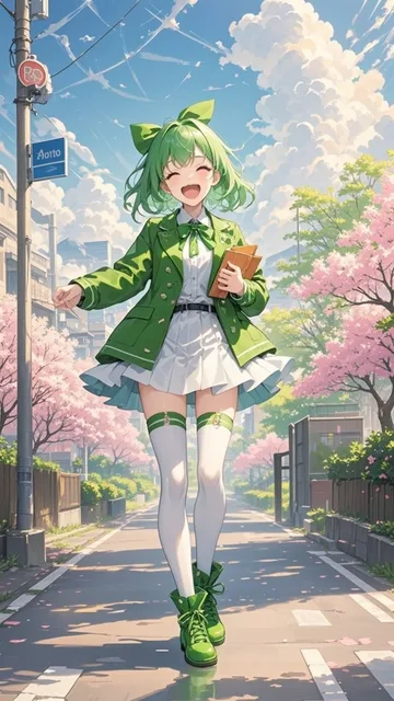 1girl、green hair、green jacket - 🌟イベント 第68弾