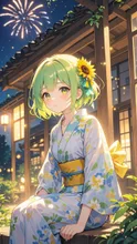 花火大会 — ゆるりの＊（YururinoさんのAIイラスト