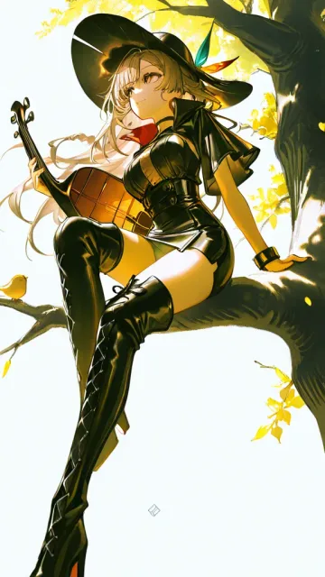 a female bard who is taller… - 旅の吟遊詩人