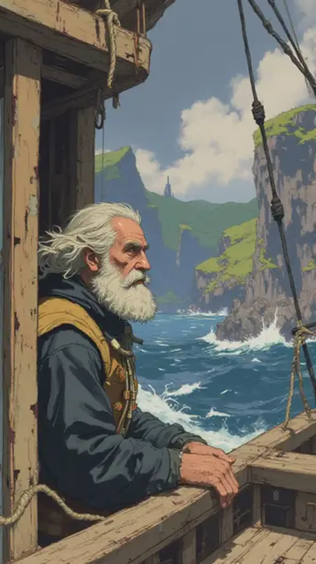 The Old Man and the Sea — mao22さんのAIイラスト