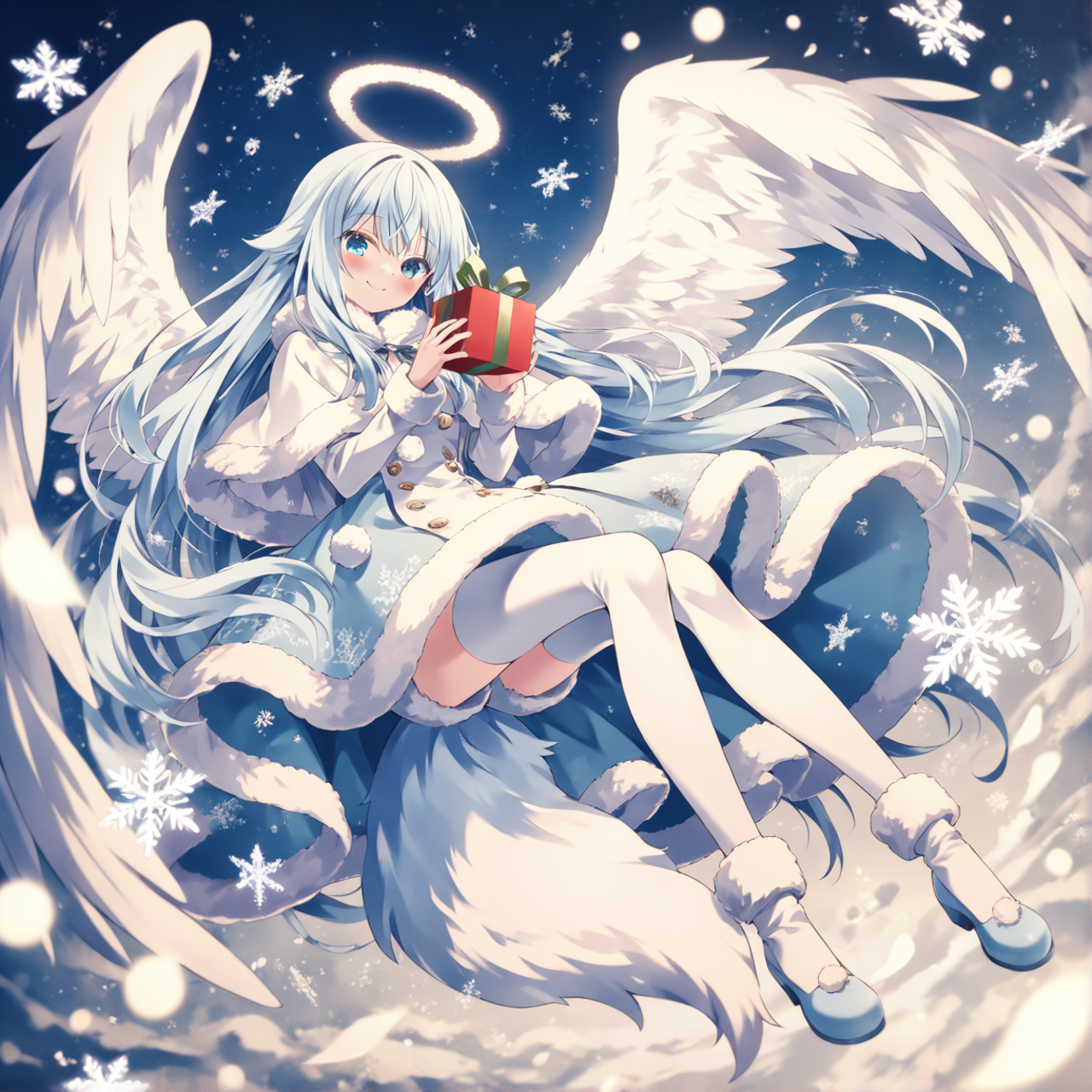 Aqua Christmas🎄 — むなたまさんのAIイラスト