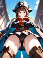 海賊の女船長·七つの海を制す、不敵な笑み の投稿作品