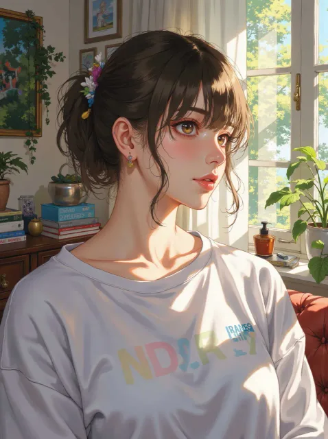 朝のぼんやり。