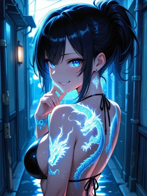 光るタトゥー