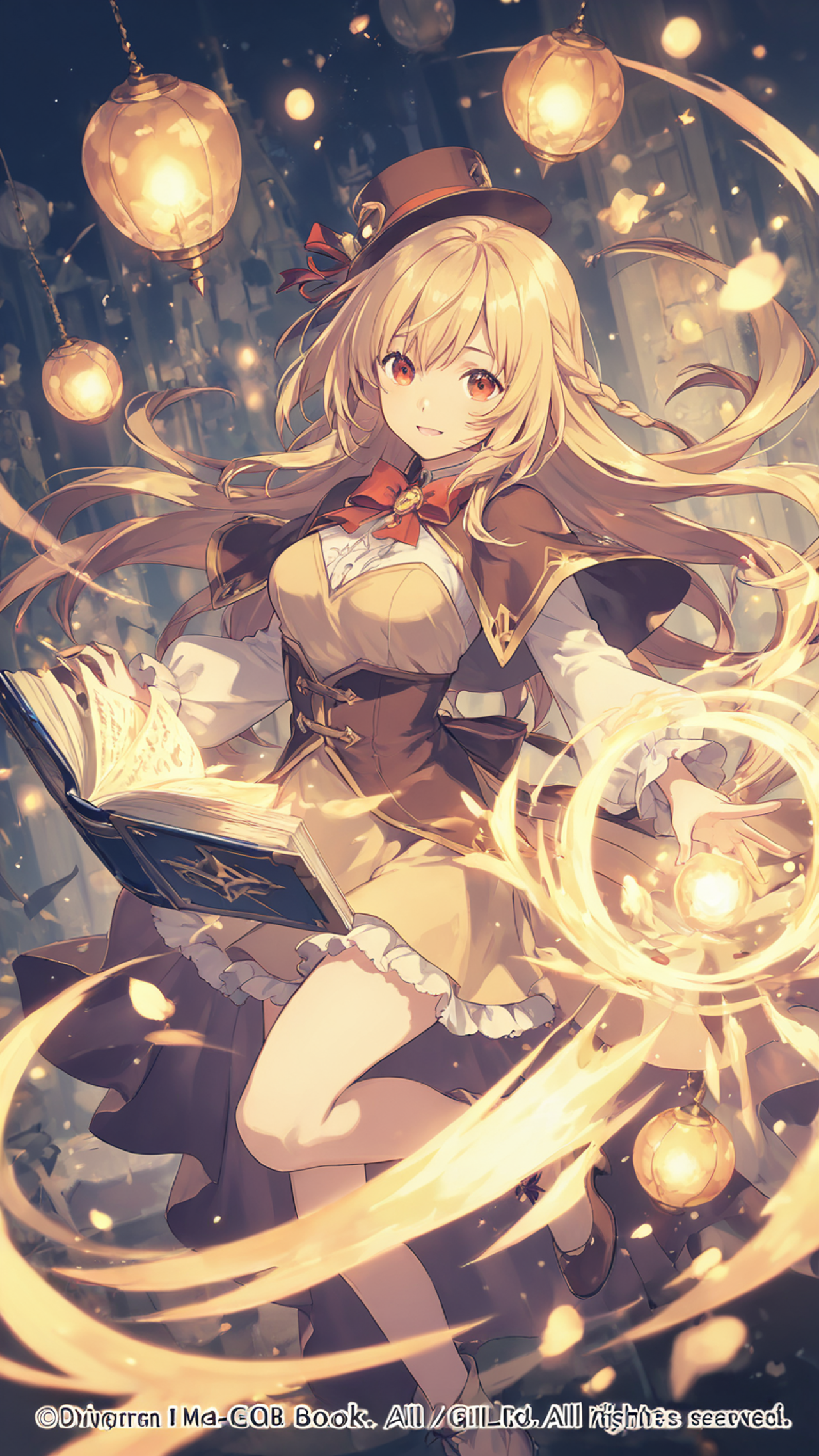 魔法の書と少女