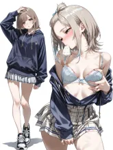 何咥えてるの (・。・;？ — 考え中さんのAIイラスト