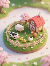 牧場の春