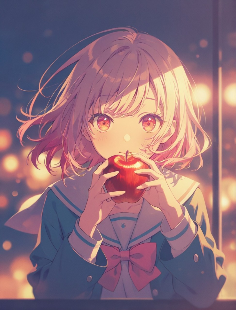 禁断の果実 — 青いイルカさんのAIイラスト
