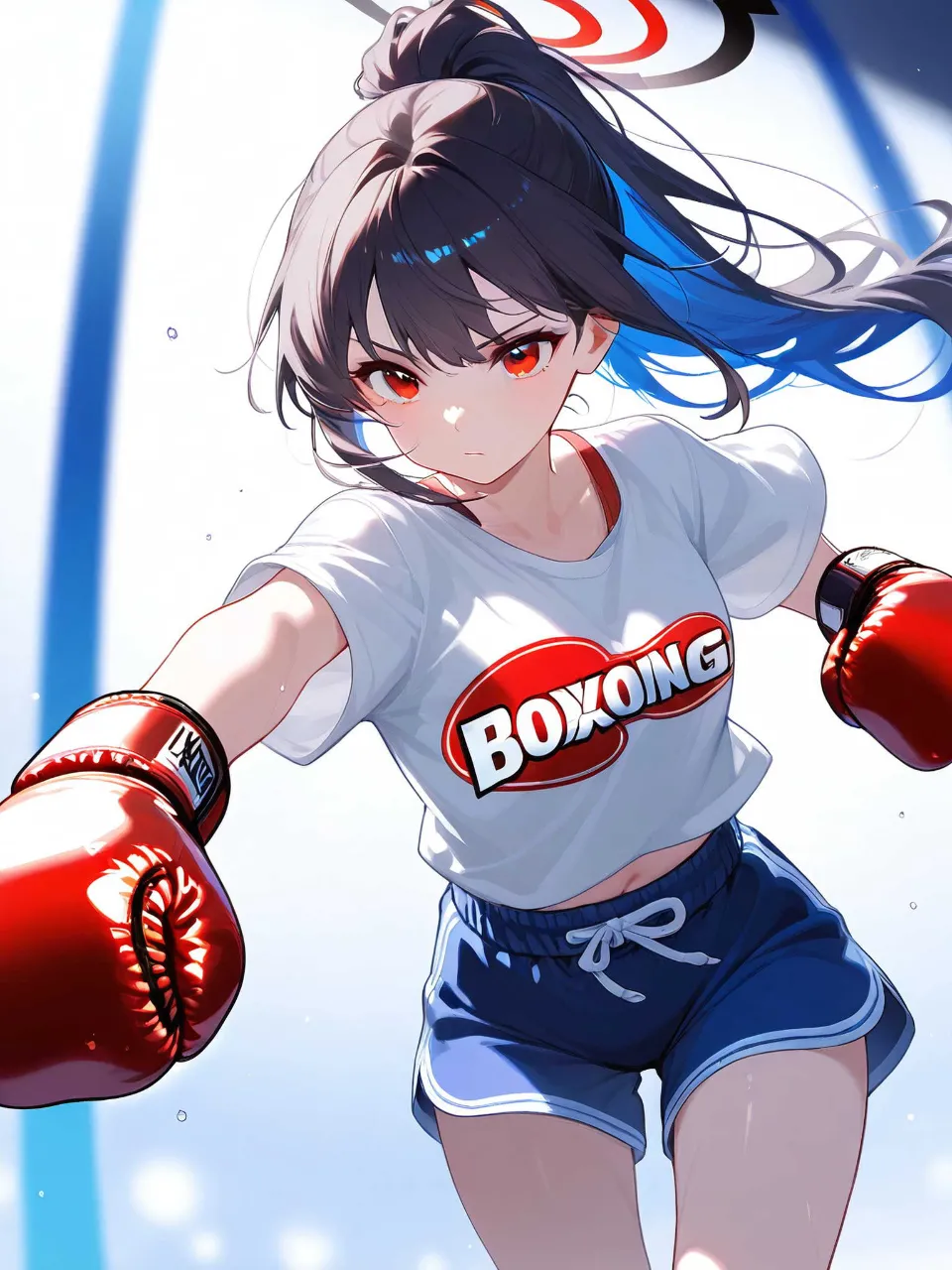 右ストレート!