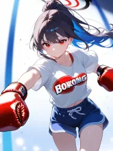 右ストレート！