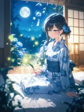 蚊帳の中の浴衣美人·夢見る夏の夜 の投稿作品