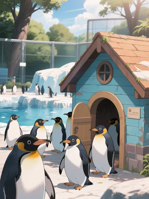 動物園のペンギン(⊙ө⊙)