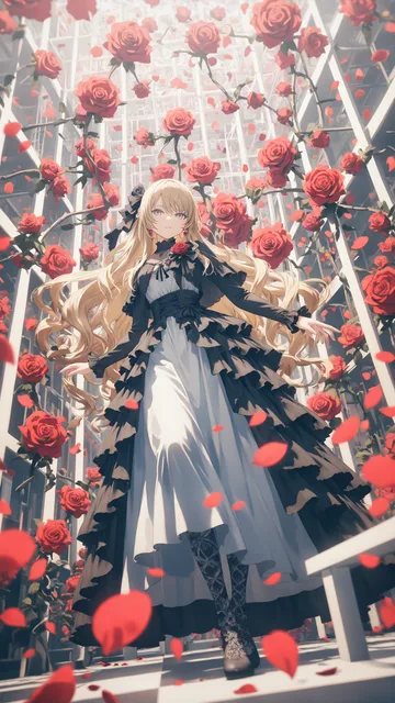 お嬢様といえば薔薇だよね
