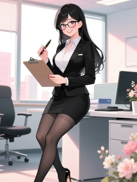 top quality、extremely detailed - セクシー秘書