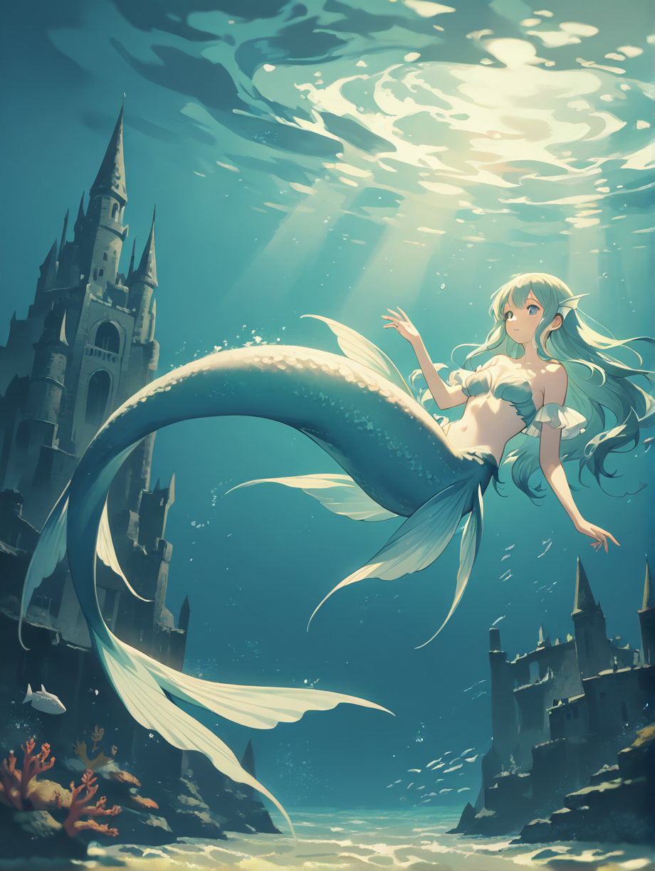 深海からの誘い — みぃねさんのAIイラスト
