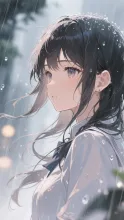 終わらない雨の中で·今宵チャレンジ の投稿作品